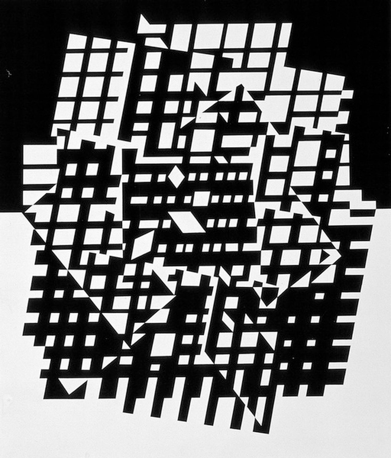 Victor Vasarely - Ixion, 1959 -® les Abattoirs  -® Service des musées de France