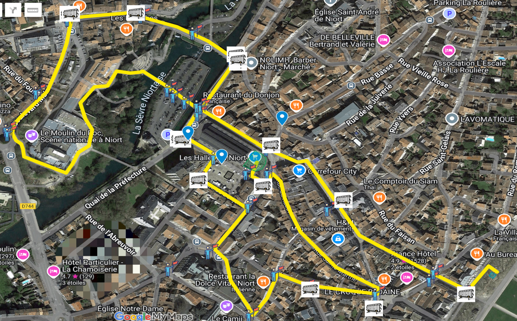 Parcours de la course