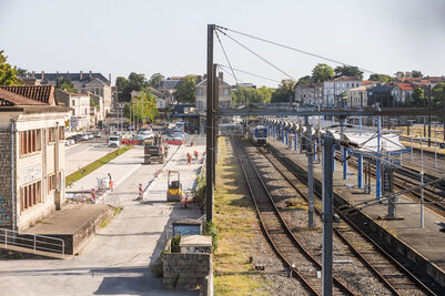 Visite du chantier Gare Niort Atlantique - Agrandir l'image 160 sur [166], fenêtre modale