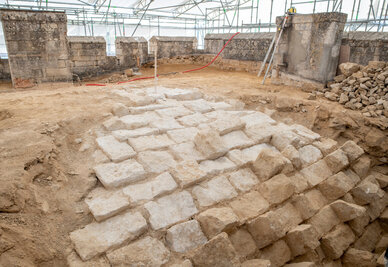 La terrasse dénudée. Photo Eric Chauvet.