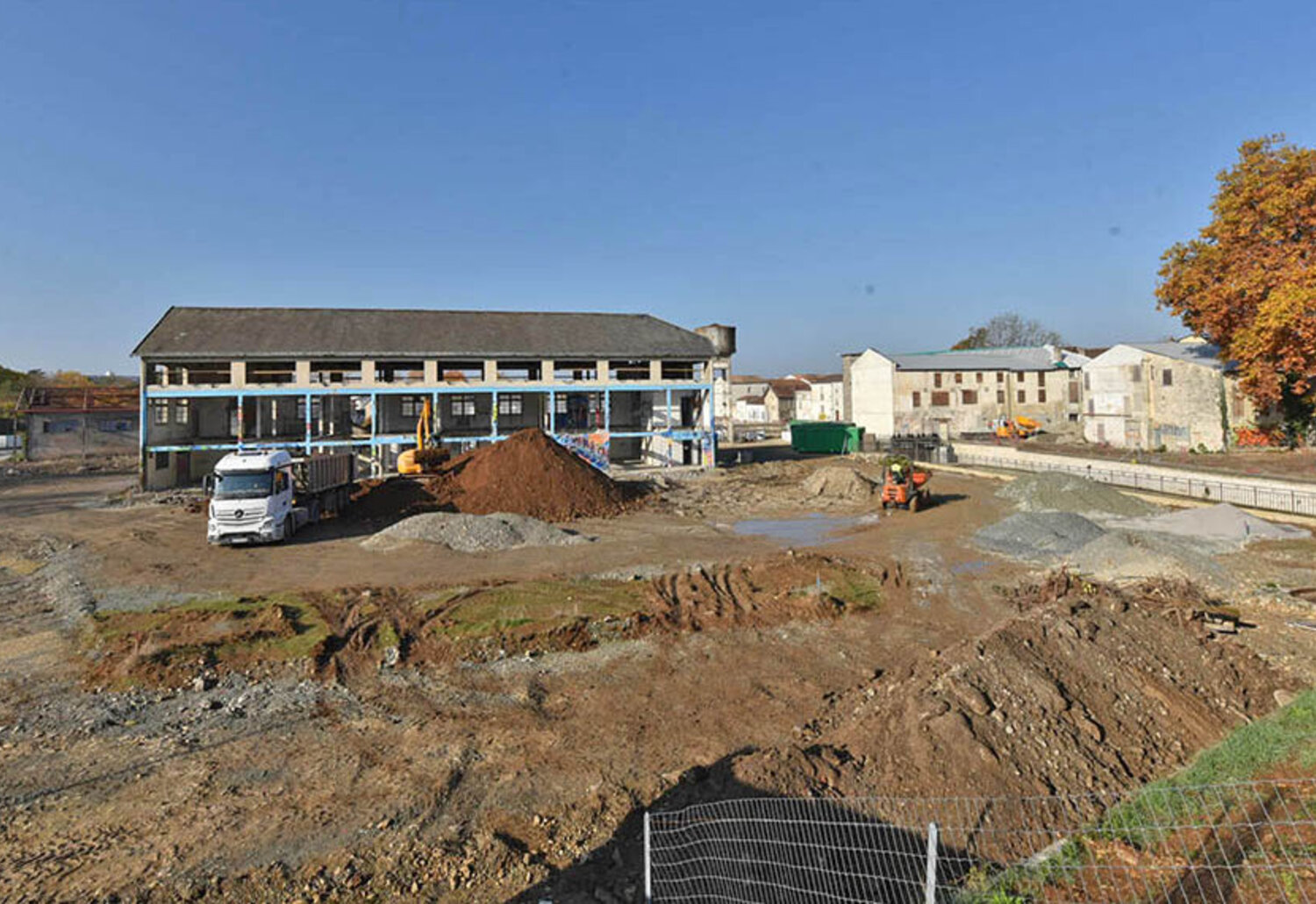 novembre 2018 Emplacement des futurs jardins du marais mouillé, novembre 2018 ©Bruno Derbord