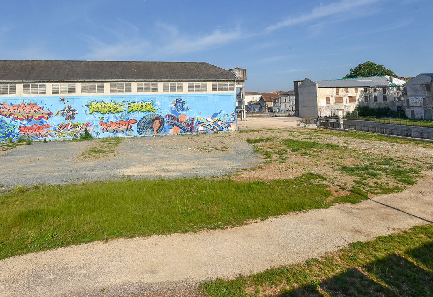 avant Emplacement des futurs Jardins du marais mouillé, mai 2018 @Bruno Derbord