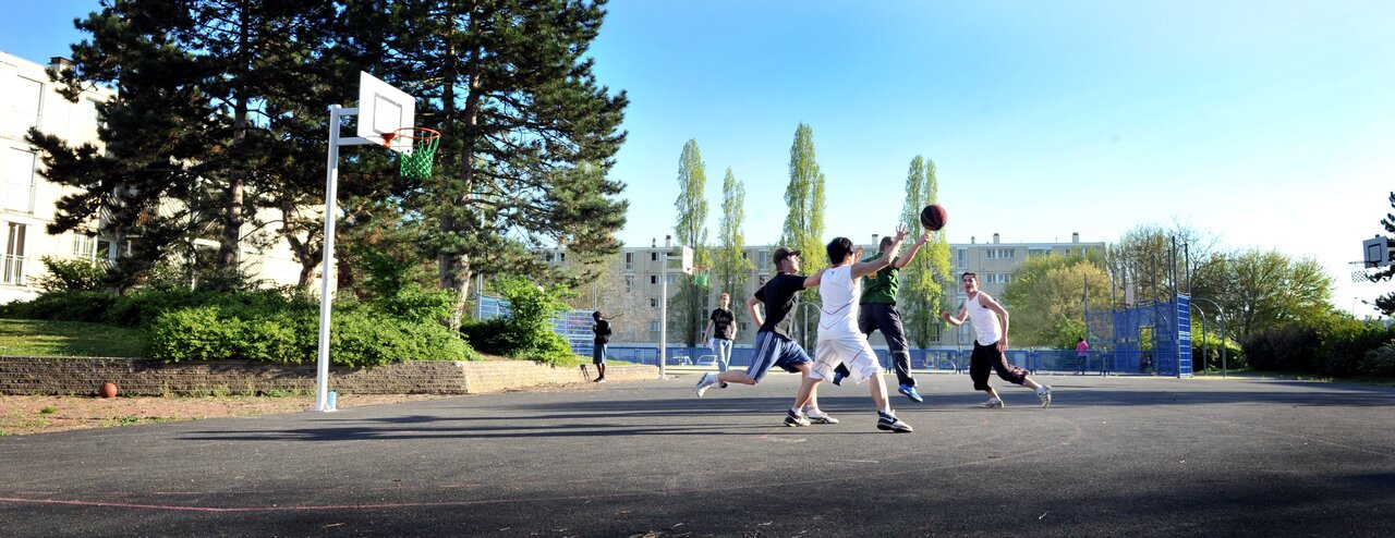 Au coeur du quartier © M. Delage
