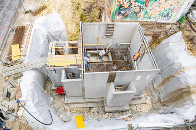 Gros ?uvre CSC et cour - Agrandir l'image 87 sur [118], fenêtre modale