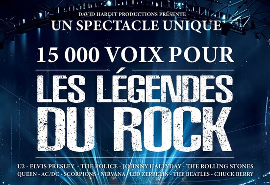 Concert : 15 000 Voix Pour Les Légendes du Rock - Agrandir l'image, fenêtre modale