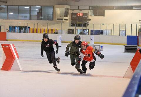 2eme manche du championnat de france de sports extremes a la patinoire de Niort