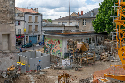 Gros ?uvre CSC et cour interieure - Agrandir l'image 89 sur [118], fenêtre modale