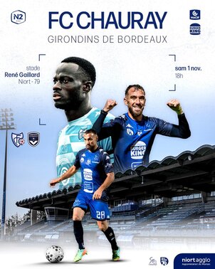 Match N2 : FC Chauray vs Girondins de Bordeaux - Agrandir l'image, fenêtre modale