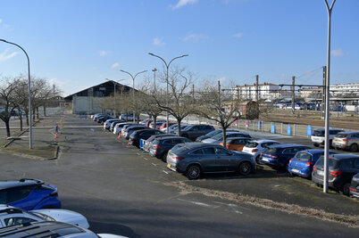 Secteur de la gare avant les travaux - Agrandir l'image 166 sur [166], fenêtre modale